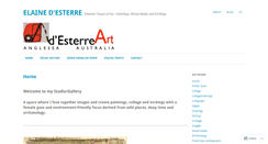 Desktop Screenshot of elainedesterreart.com